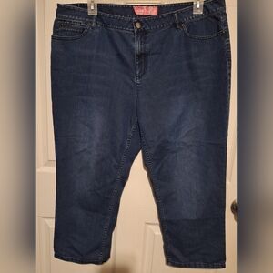 Comfort Denim Brand Jean Capri Plus Size 24